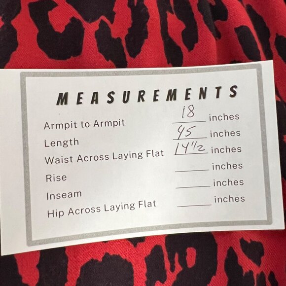 Zara Womens Red Leopard Print Midi Dress Tie Neck Long Sleeves size Medium - Picture 15 of 16